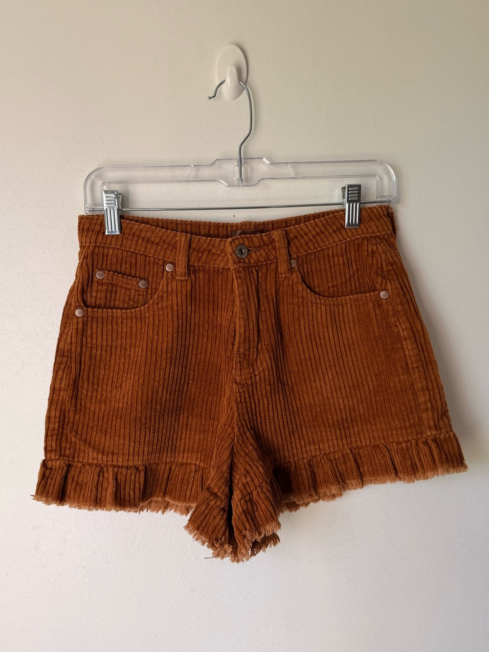 POL Brown Corduroy Shorts